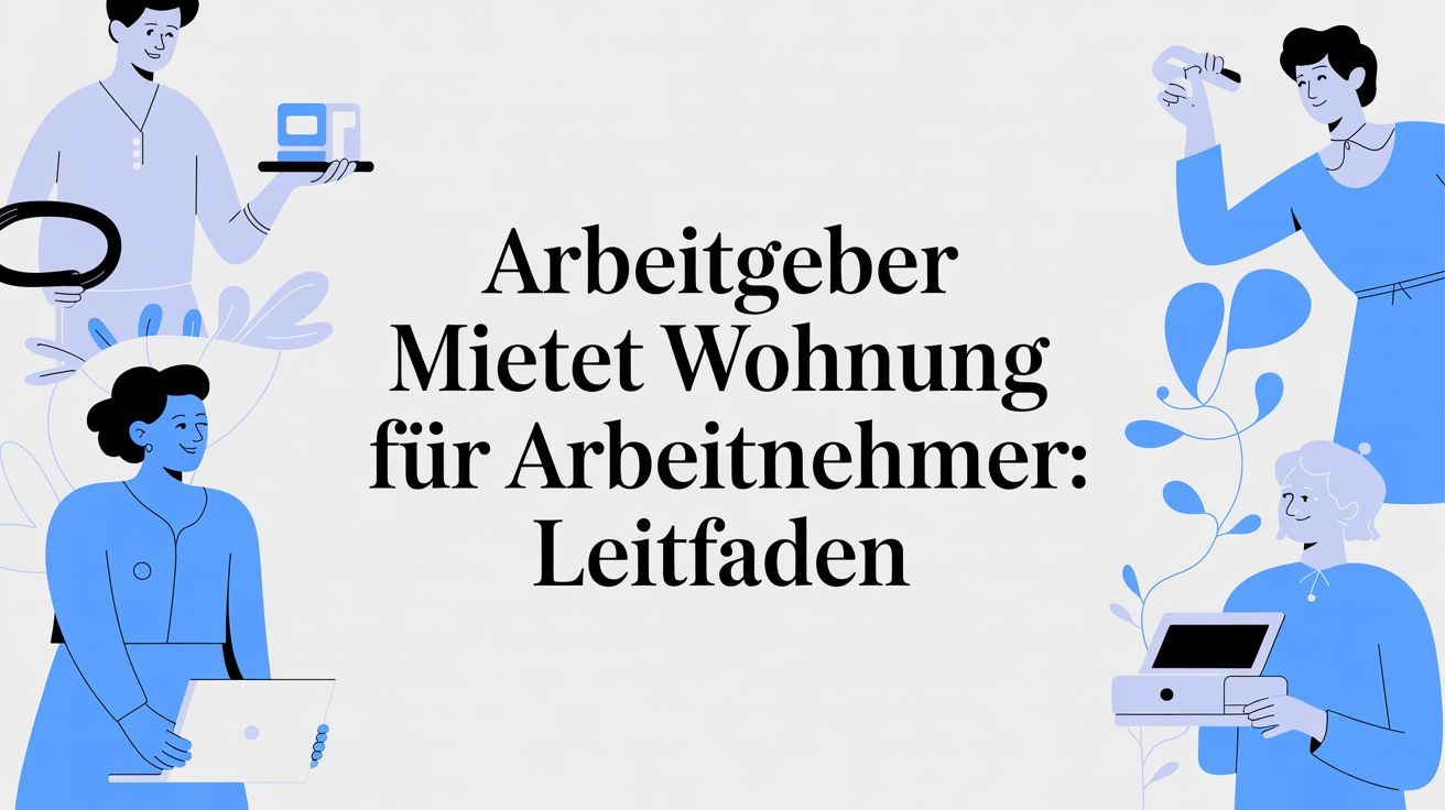Arbeitgeber mietet Wohnung für Arbeitnehmer: Ein Leitfaden